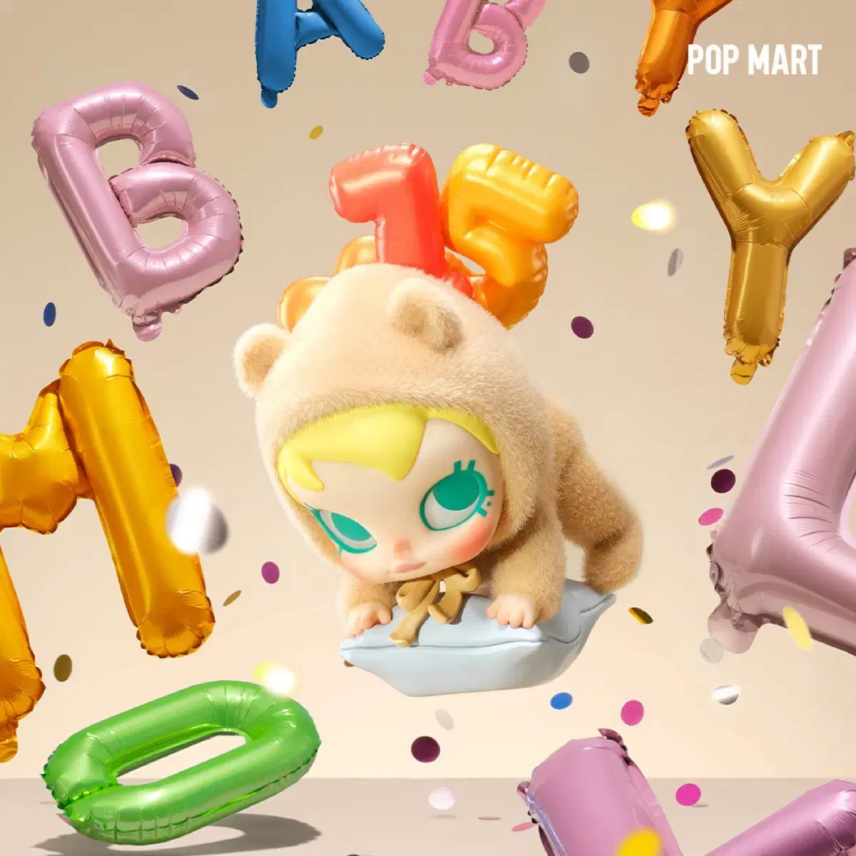 Sealed) Pop Mart 15th Anniversary Party Series, Cute Kid Molly on